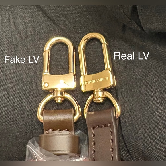 Vachetta Leather Bag Strap - Adjustable, Dark Brown - Picture 7 of 7